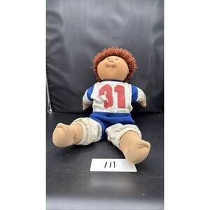 1982 Cabbage Patch Kids Boy Doll Red Hair Brown Eyes #31 Sports Outfit Coleco